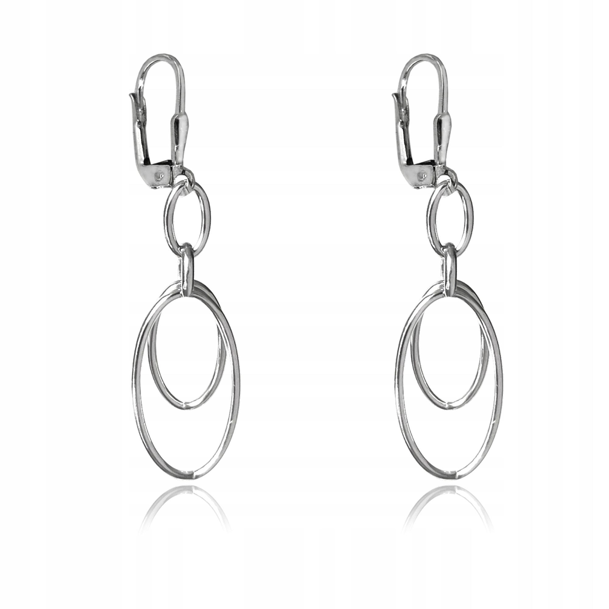 Stříbrné náušnice závěsné stříbro 925