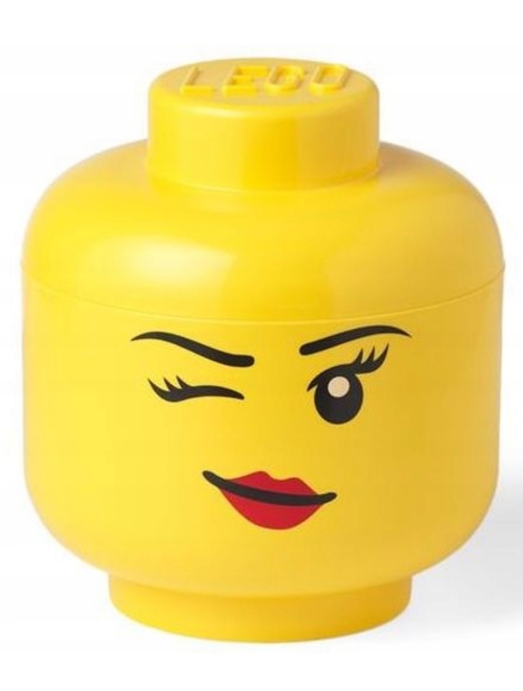 391700 Lego Mini Pojemnik Głowa dziewczyna puszczająca oczko na klocki lego