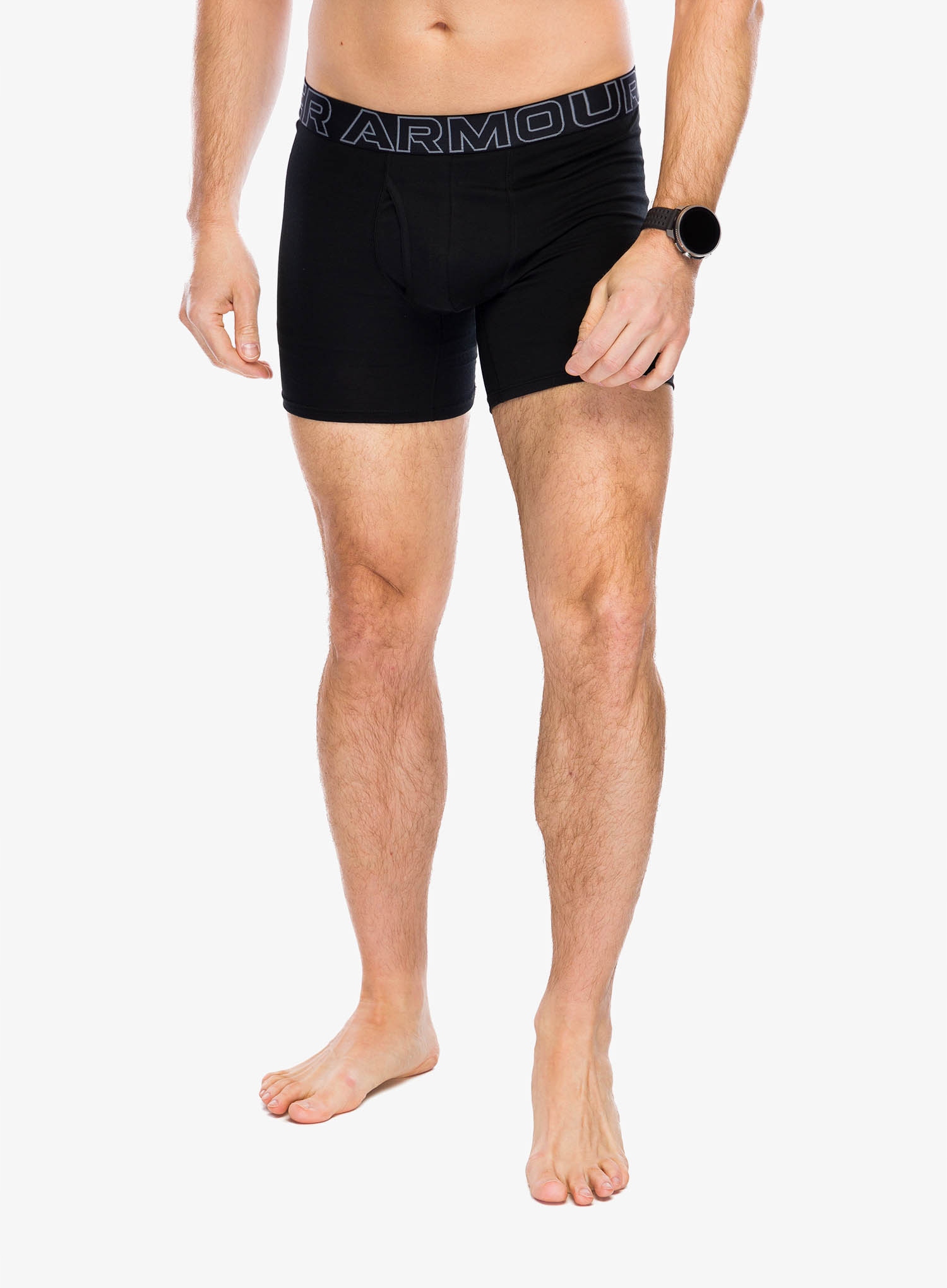 Termoaktivní boxerky Under Armour Performance Cotton 6 in 3-Pack Boxerjock