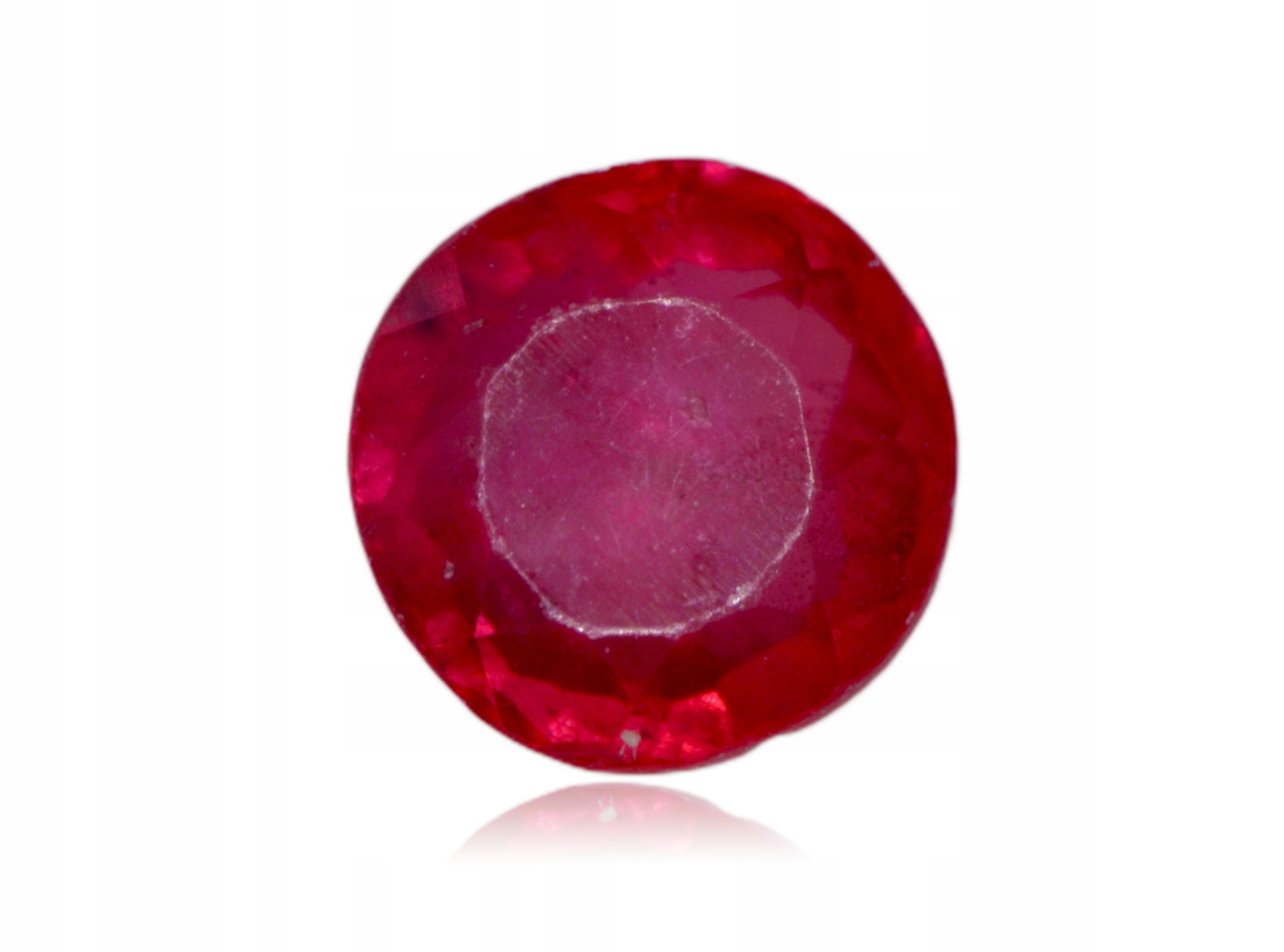 Rubín 0.29ct Kulatý Myanmar eCertifikát Wbd