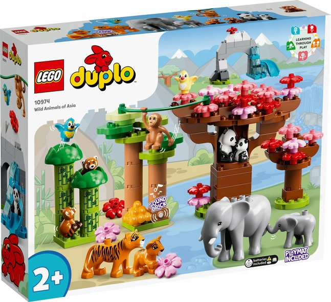 

Lego Duplo Dzikie zwierzęta Azji 10974