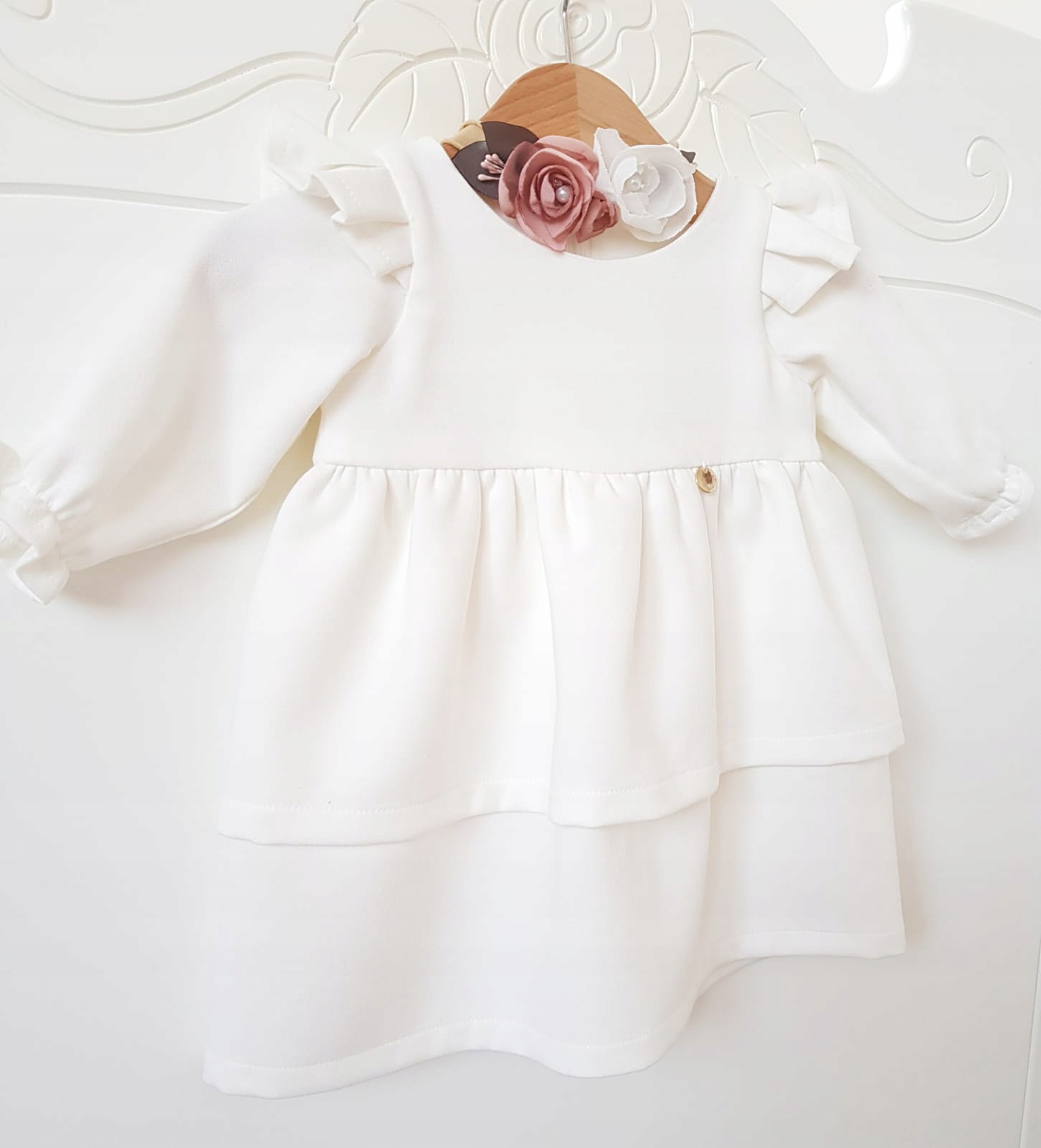 Sukienka na Chrzest rozm. 74 Marka Lana Baby