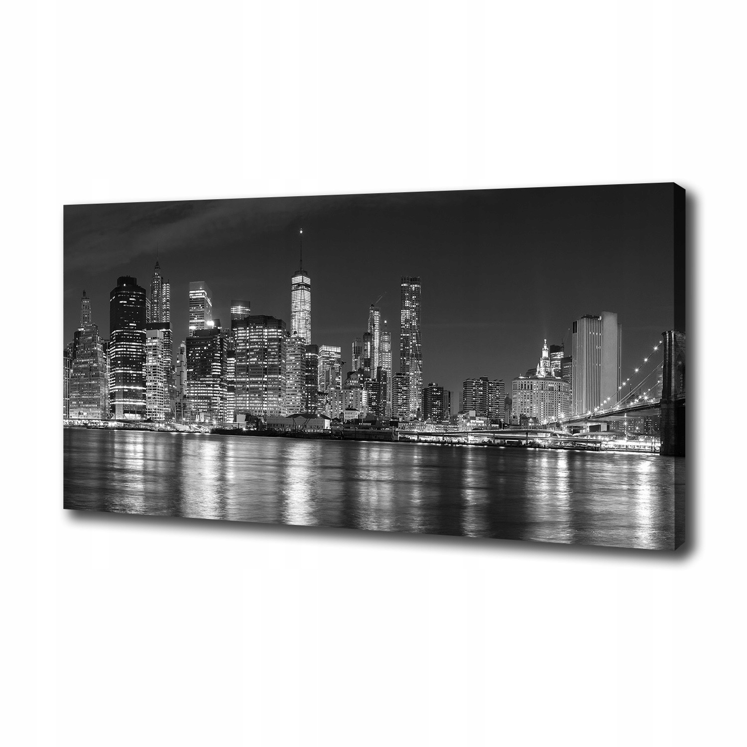 

Foto obraz na płótnie Manhattan nocą 100x50 cm