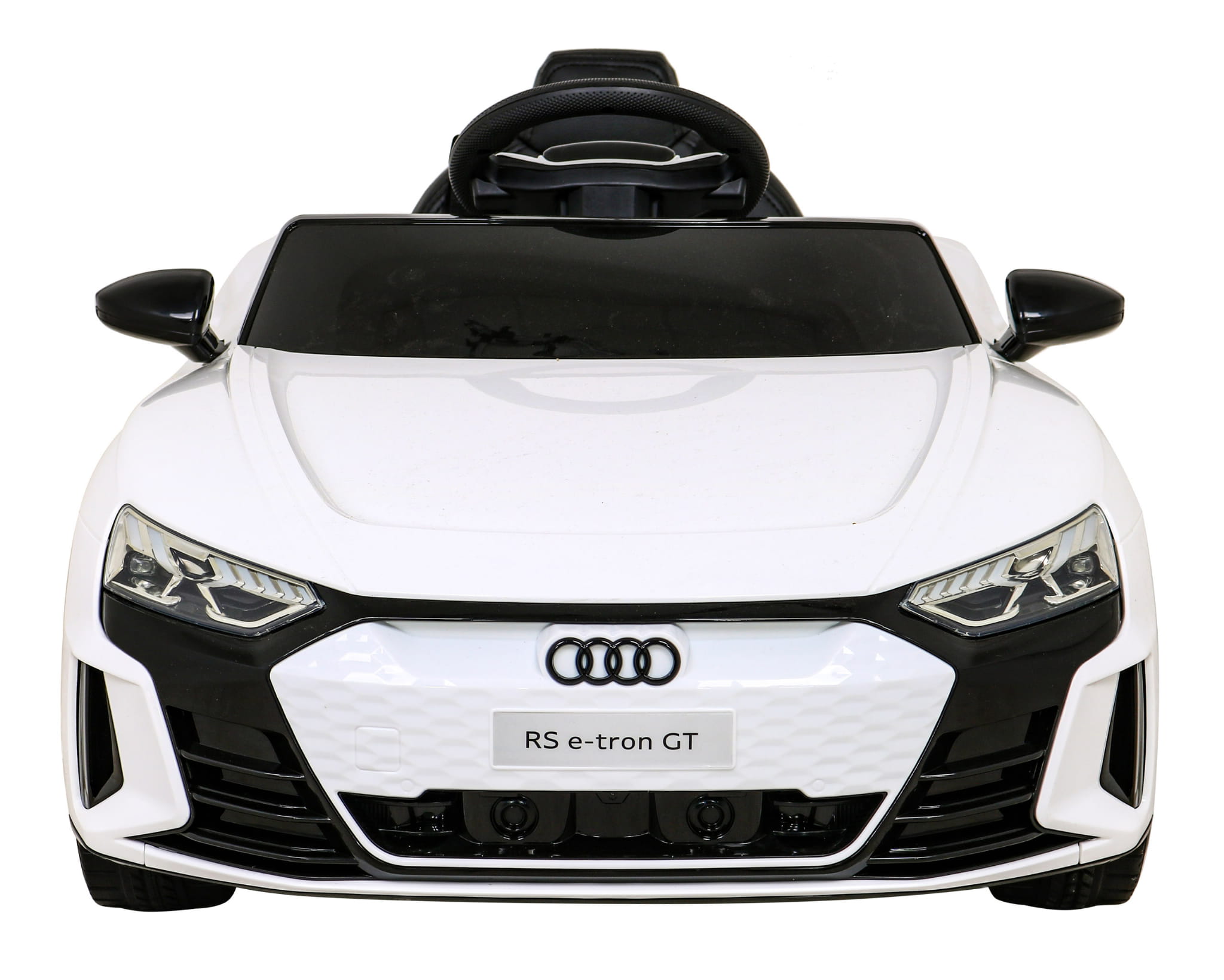 Samochodzik na akumulator Audi Rs E-Tron Gt Biały pilot Eva 4x4 audio Led