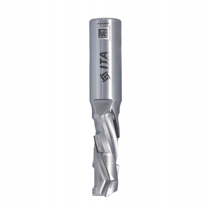 Ita Tools diamantová fréza Z1+1 D18 I45 L107 S20 mm 3 spirály pouzdro Ocel