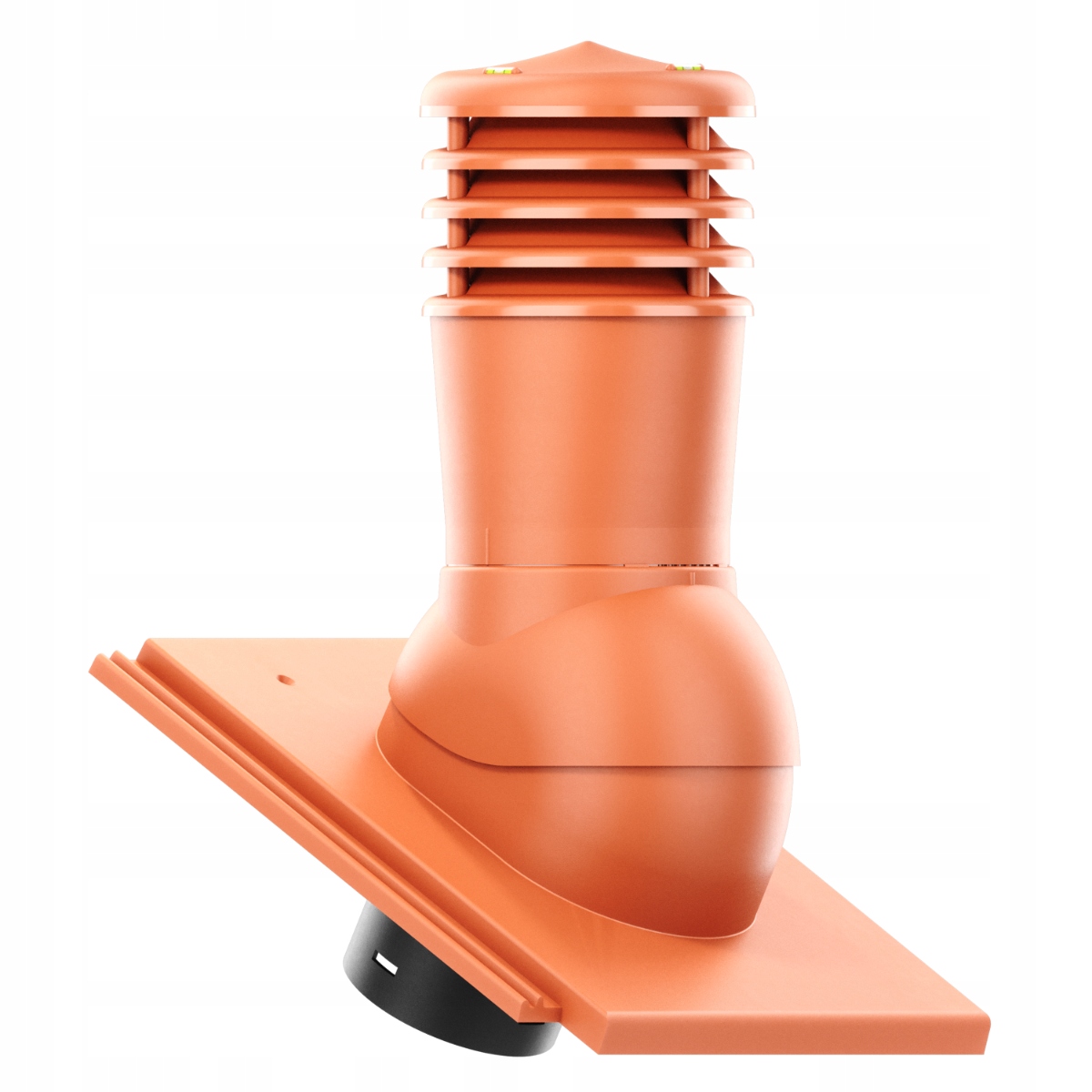 Větrací komín Smart fi150 střešní taška Creaton Kapstadt Planar Červená