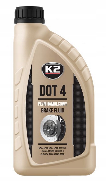 

K2 DOT-4 Dot 4 Płyn Hamulcowy 1000ML 1L T108