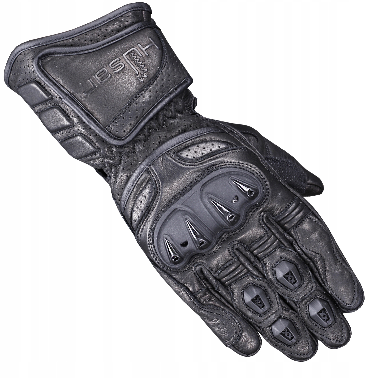 SOLIDNE SKÓRZANE RĘKAWICE MOTOCYKLOWE HUSAR XL