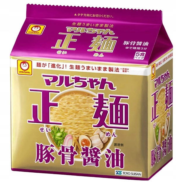 

Japoński instant ramen tonkotsu shoyu 5sztx101g