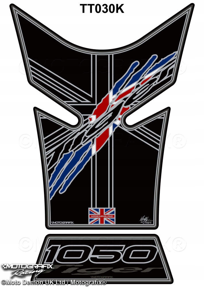 TANKPAD MOTOGRAFIX Triumph Tiger 1050 2006-2012