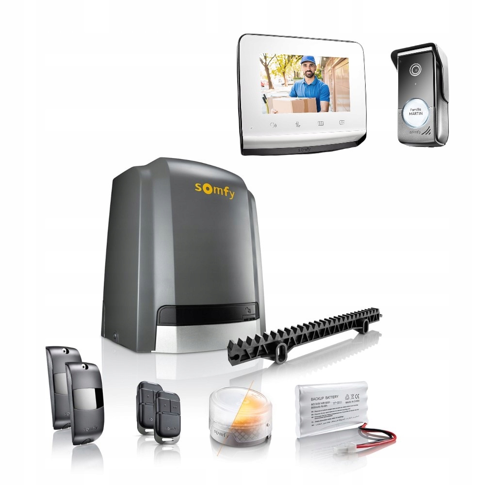 Somfy zestaw do bram przesuwnych wideodomofon V350