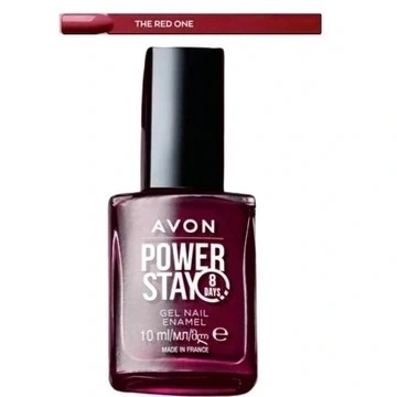 AVON Power Stay 8 dni żelowy lakier do paznokci THE RED ONE