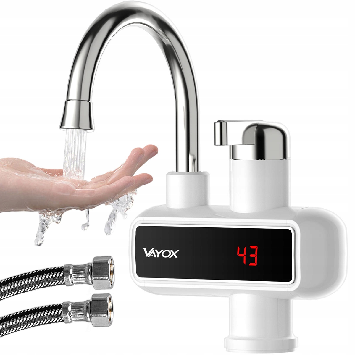 Elektrický Průtokový Ohřívač Vody Na Desku S Baterií Vayox