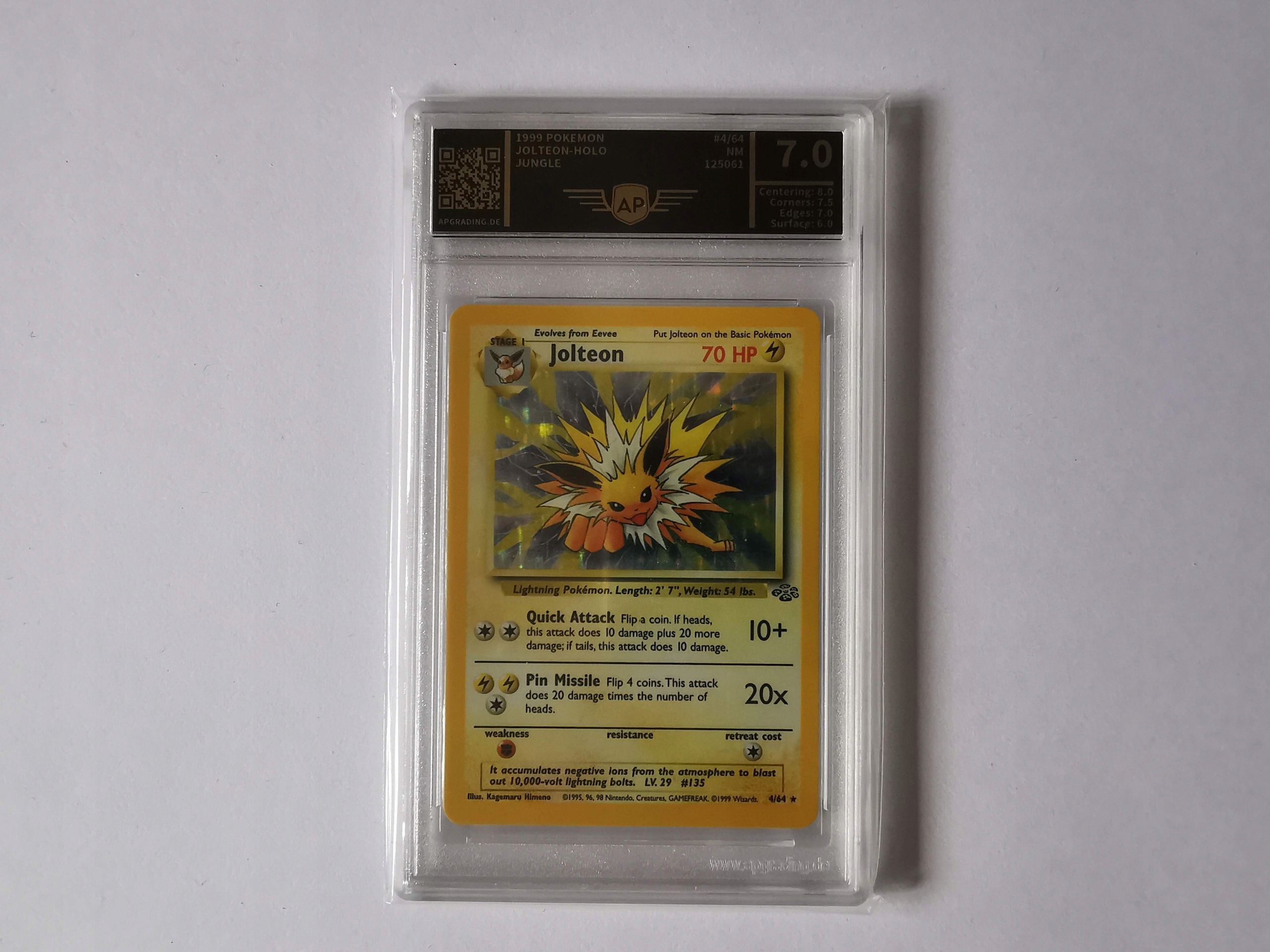 Jolteon - 1999 - 4/64 - AP Grading 7.0
