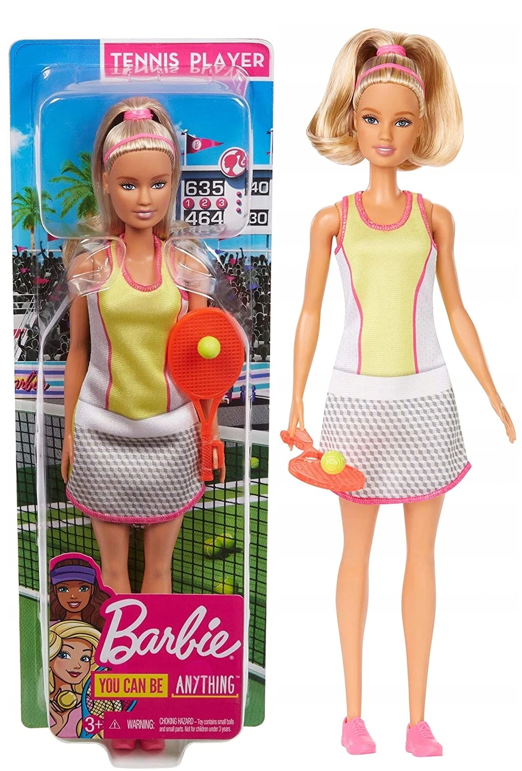 

Mattel Lalka Barbie Tenisistka Kariera GJL65