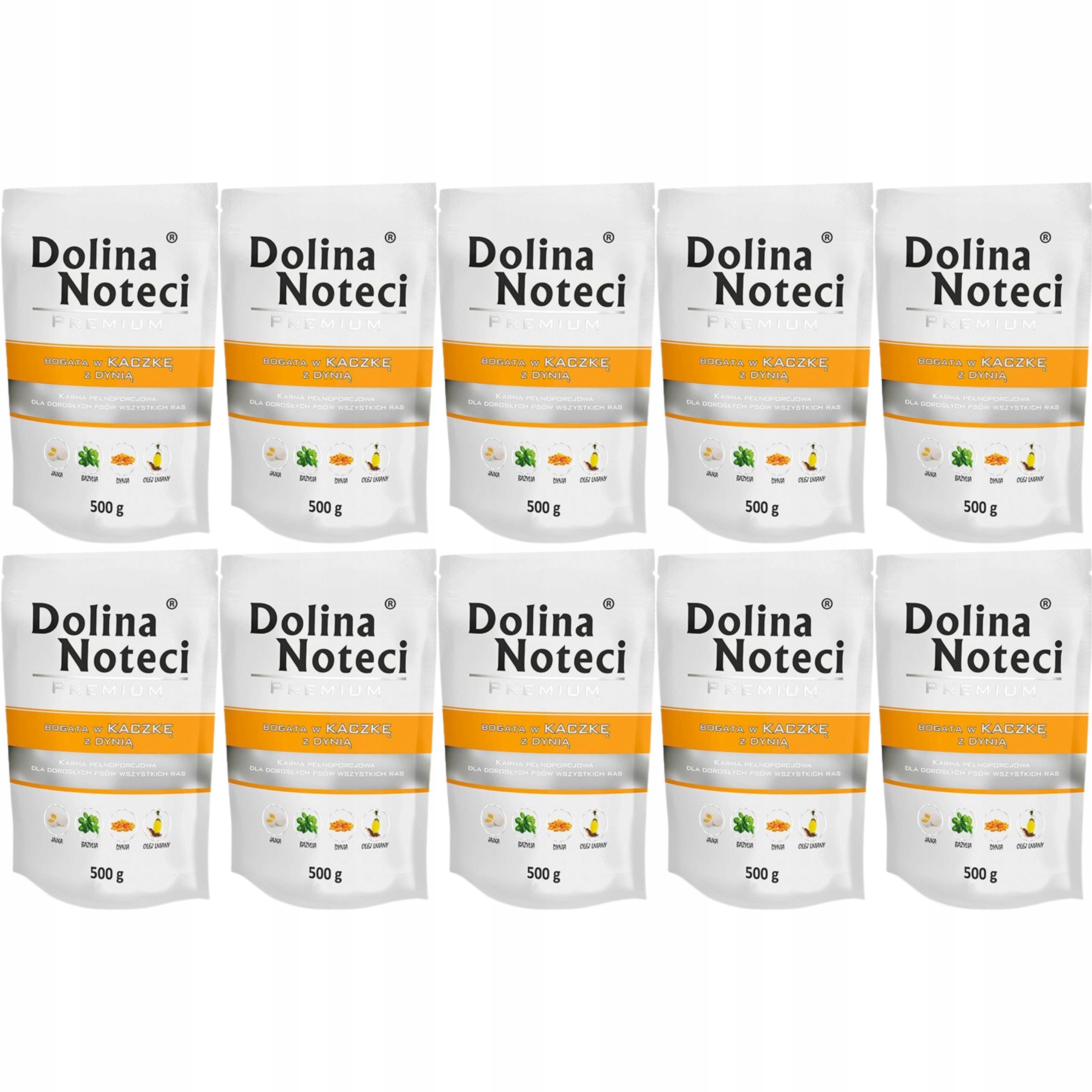 Dolina Noteci Premium Vlhké krmivo pro psy kachna s dýní sada 10 x 500 g