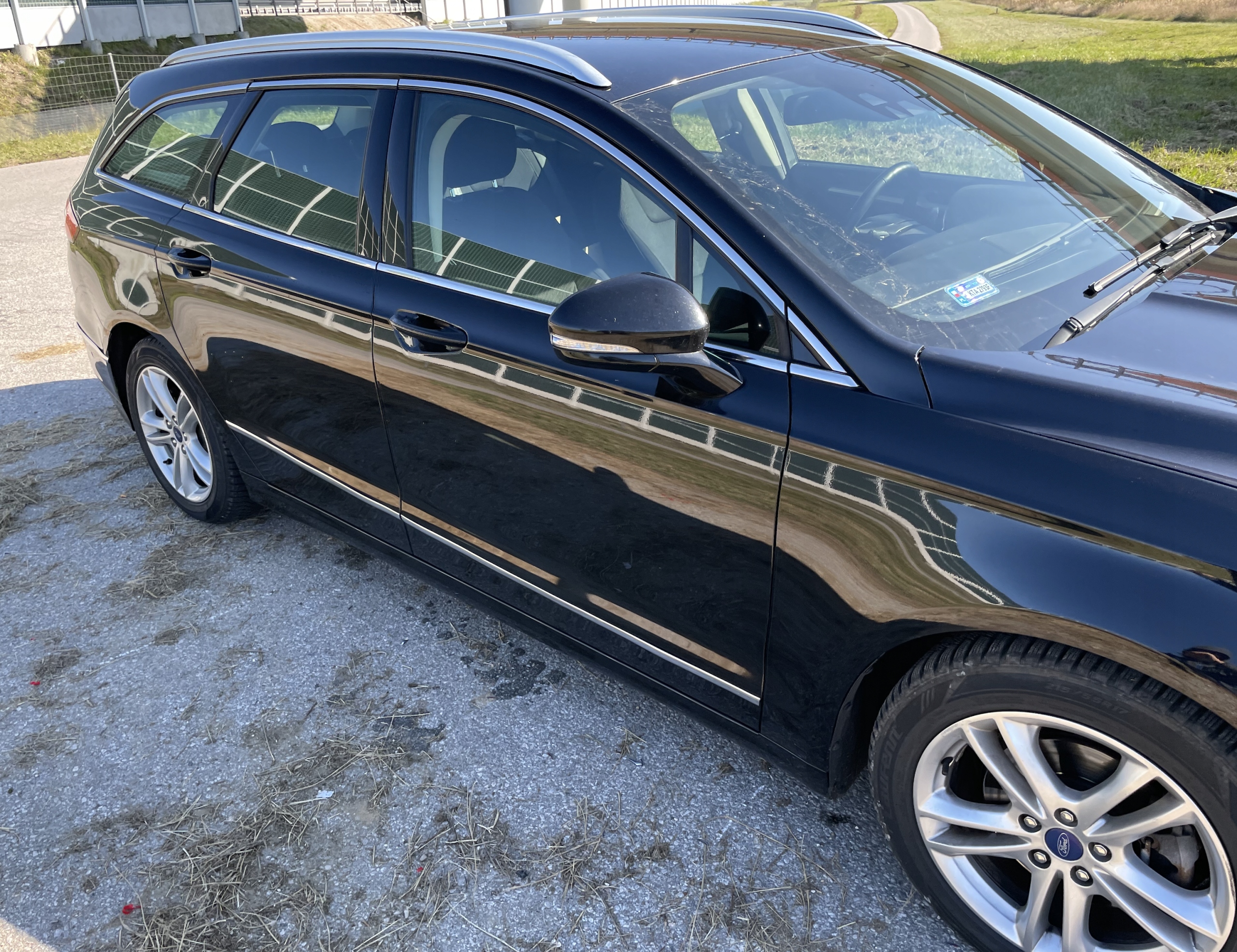 25470309 - Ford Mondeo Mk4 - молдинги хром боковая дверь 6шт