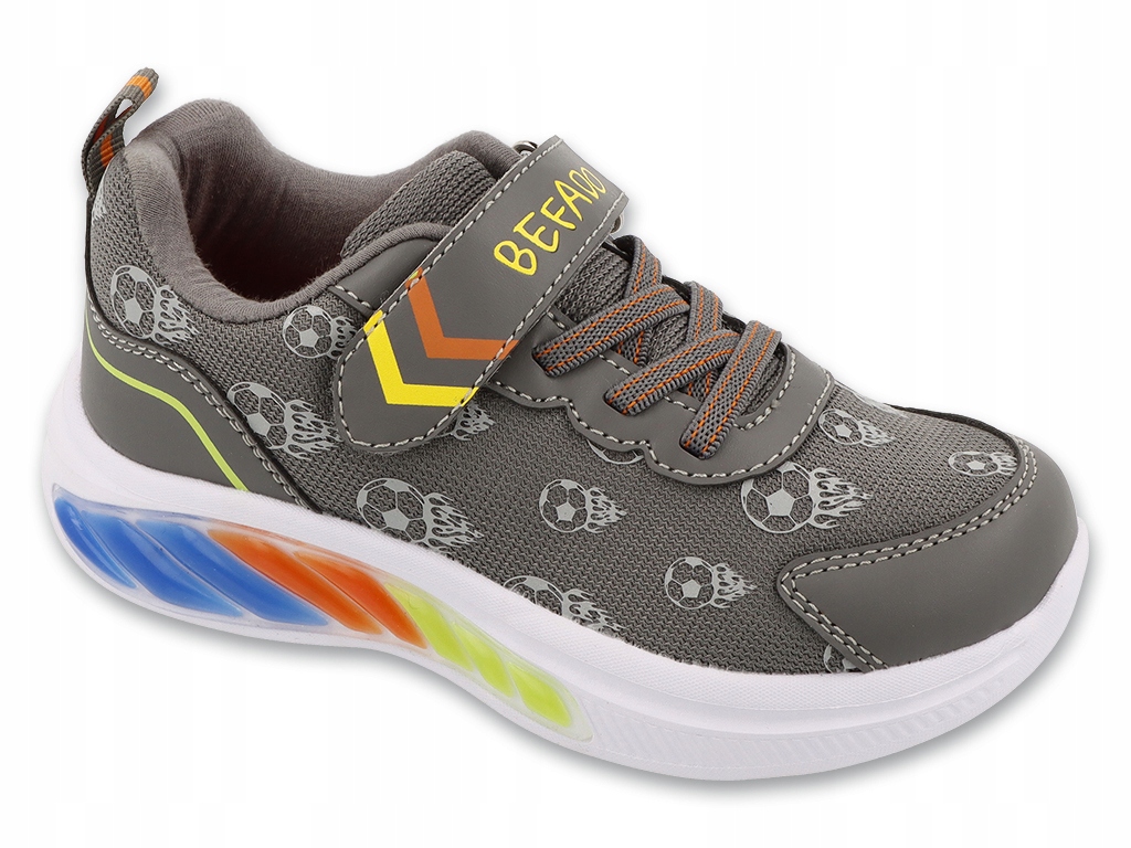 Buty Chłopięce Sportowe Podeszwa Led Glow Ball Befado