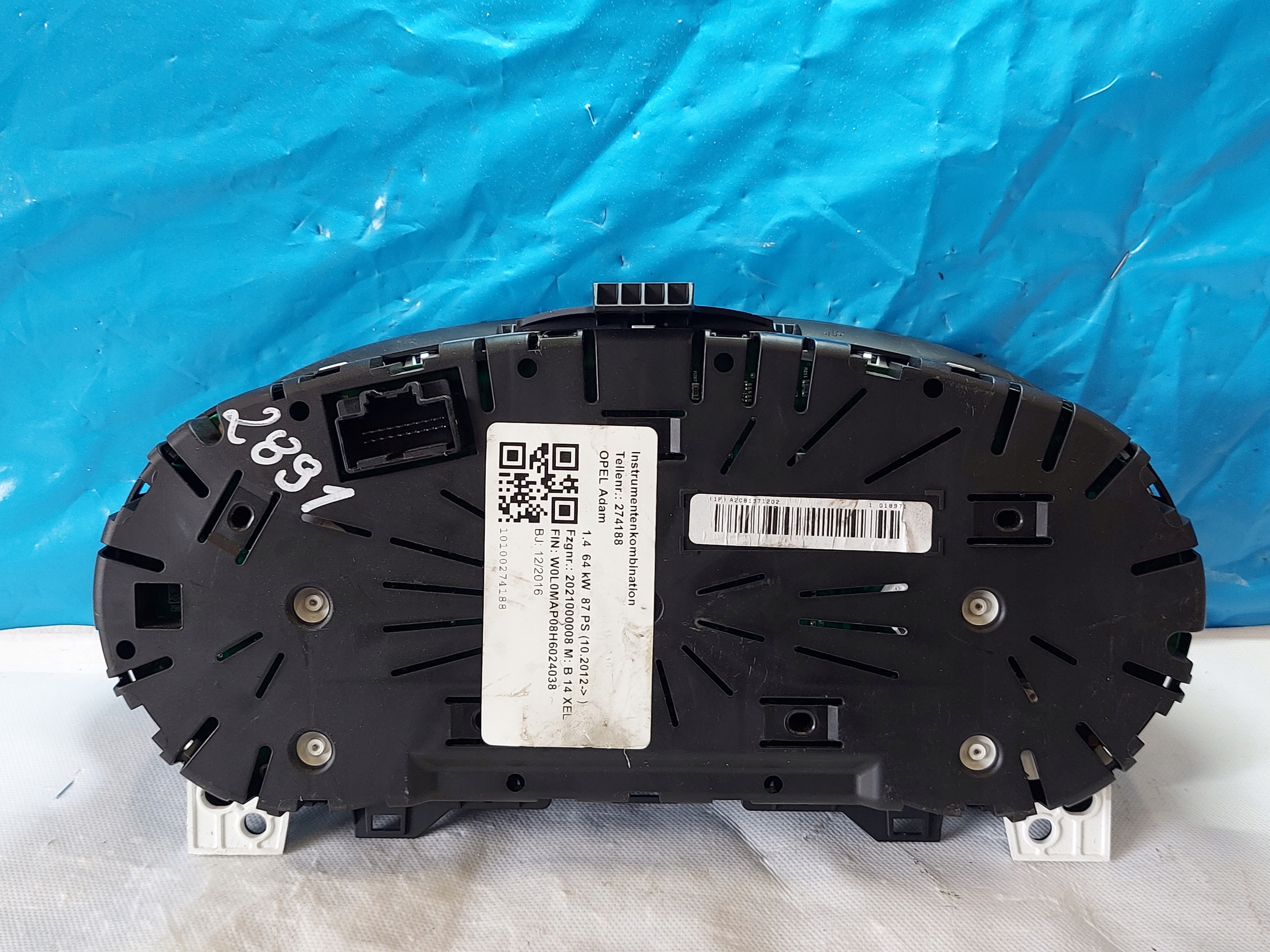dials clock OPEL ADAM 1.4 B 39004993