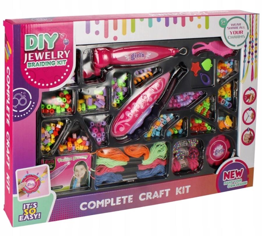 ZESTAW PIĘKNOŚCI ZAPLATANIE WŁOSÓW 50X36X5 MC