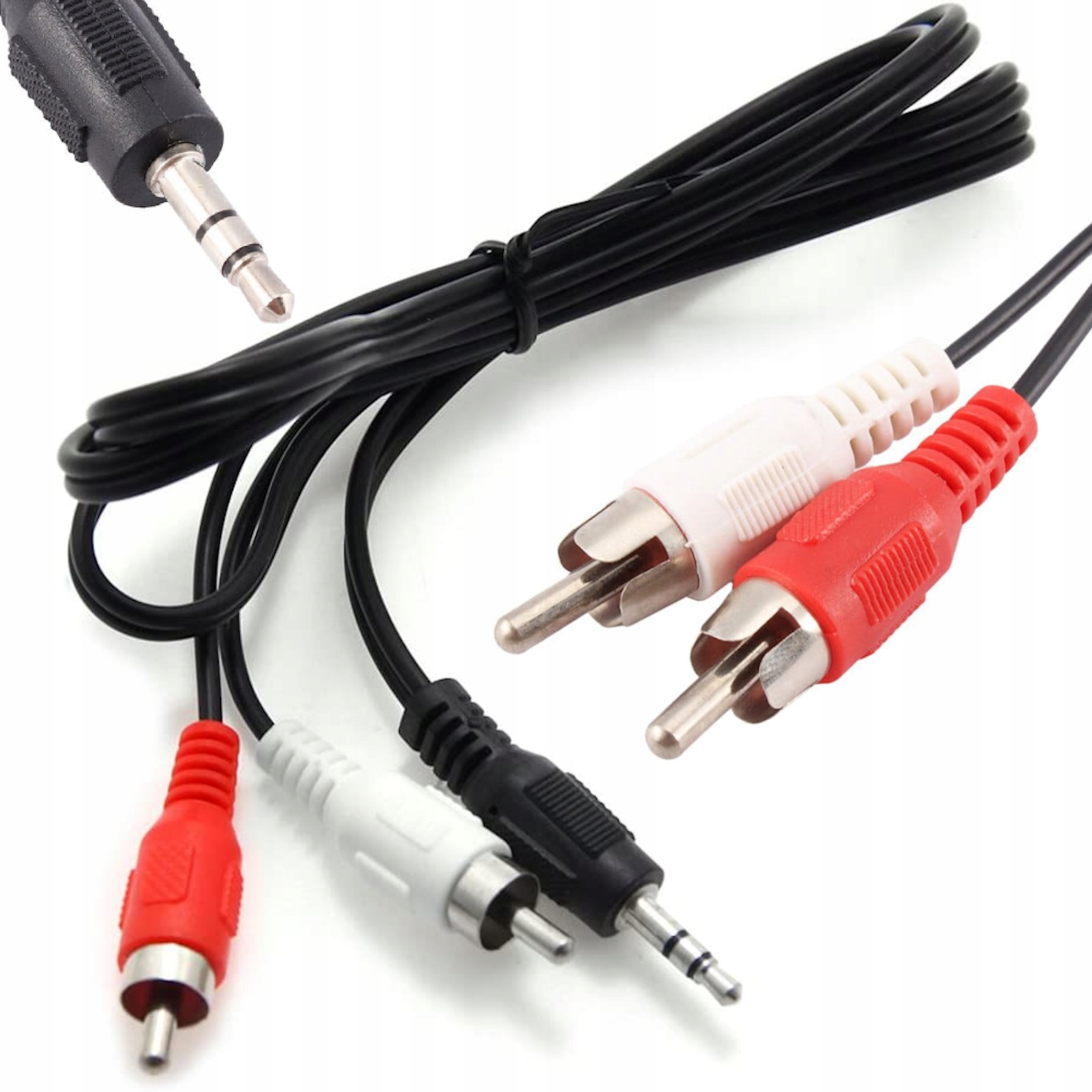 Przejściówka JACK 3,5mm na 2 x RCA CHINCH
