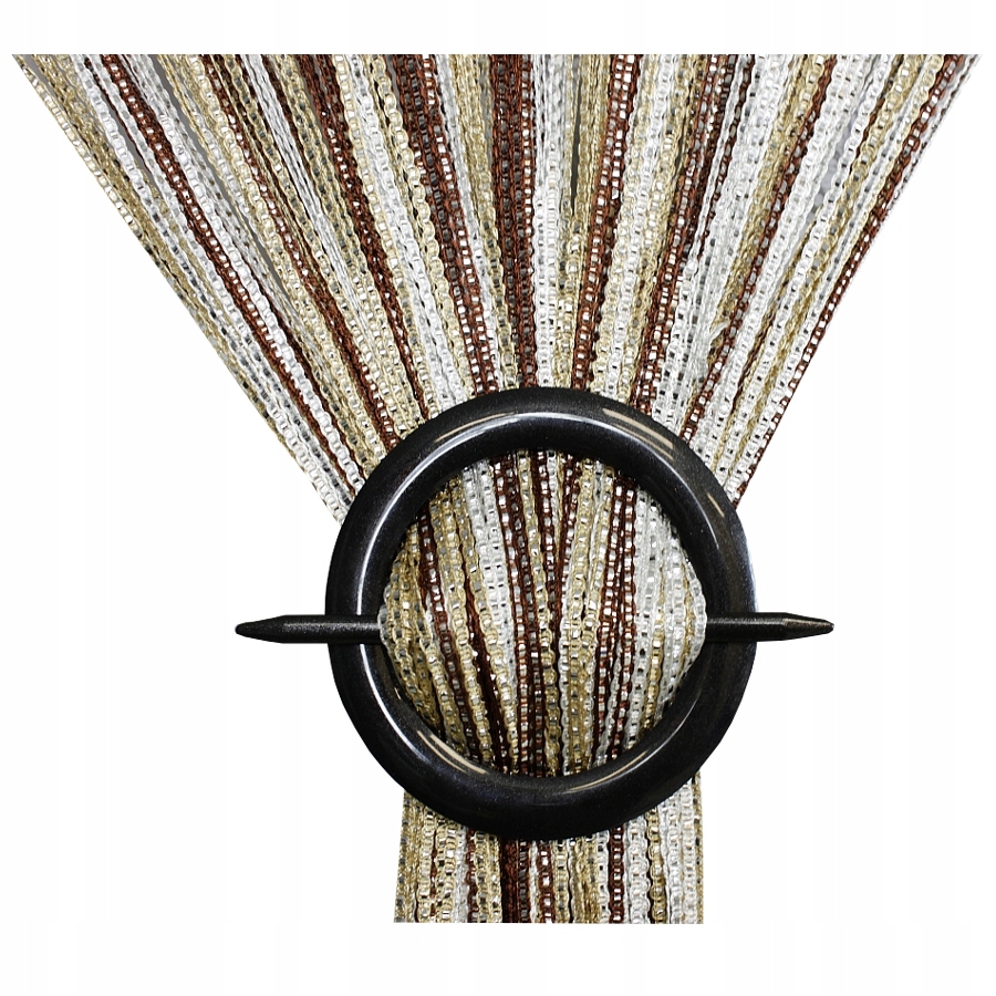 

Firanki Makarony Firana Srebrny Pas 100x180 b/br/c