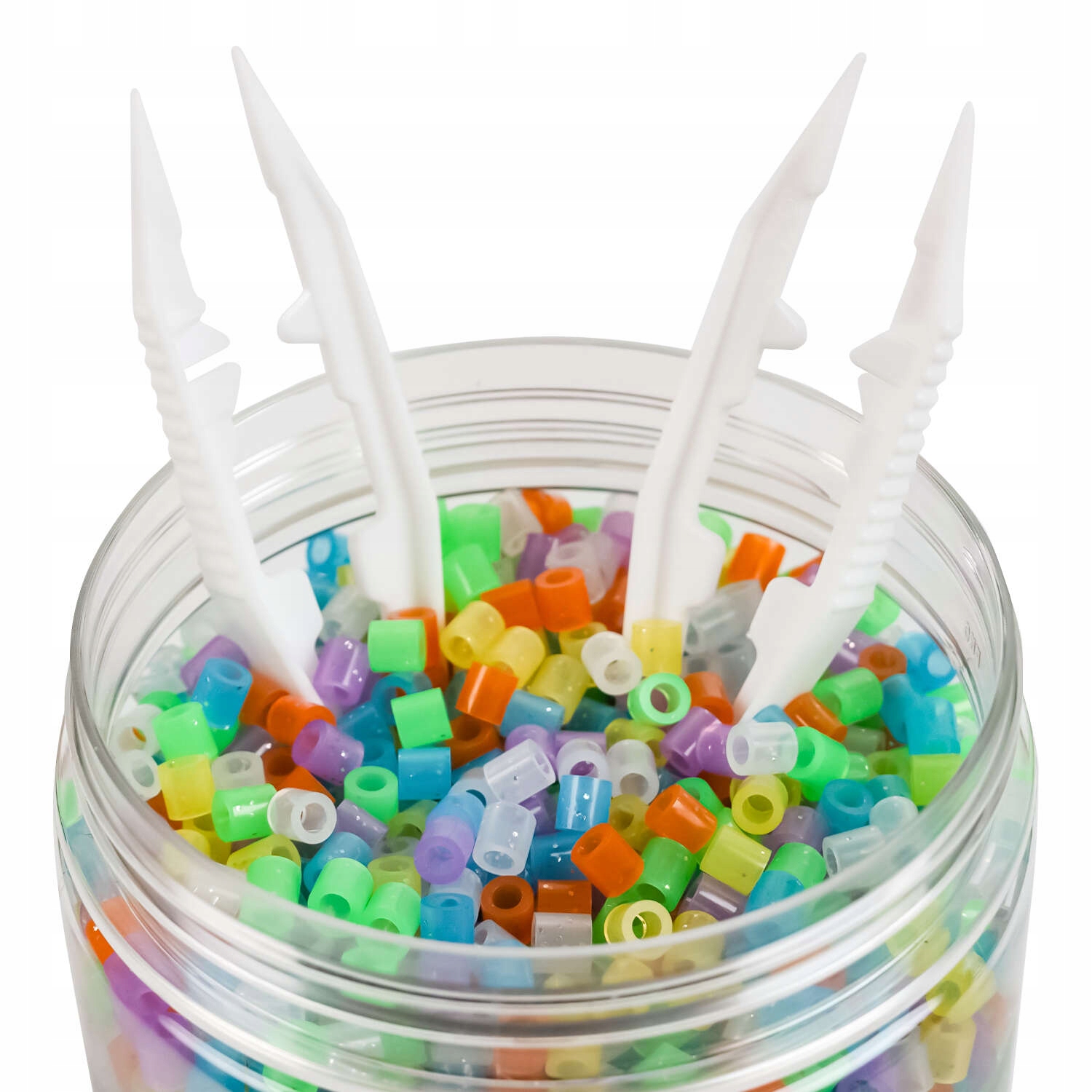 Koraliki do prasowania 5000 szt BROKATOWE Rozmiar Midi 5mm SŁOIK Kod producenta 11816