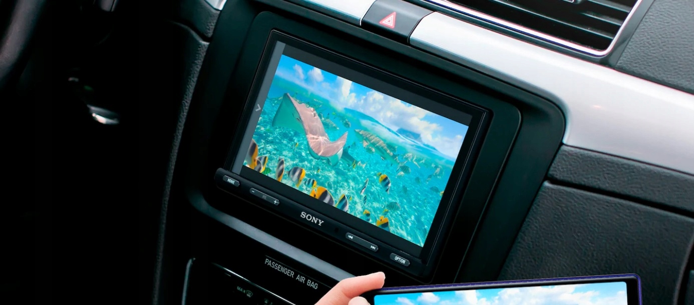 Sony XAV-AX5650 Radio samochodowe 2DIN LCD BT CarPlay Apple Android Auto Marka Sony