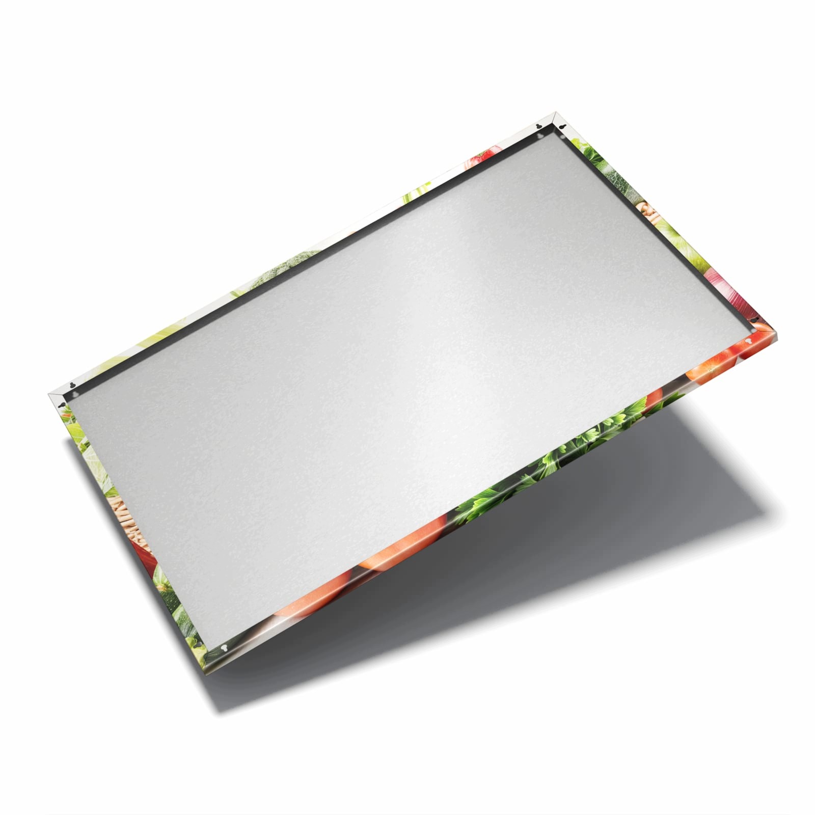 Magnetická tabule Svěží Zelenina Košík 90 × 60 cm
