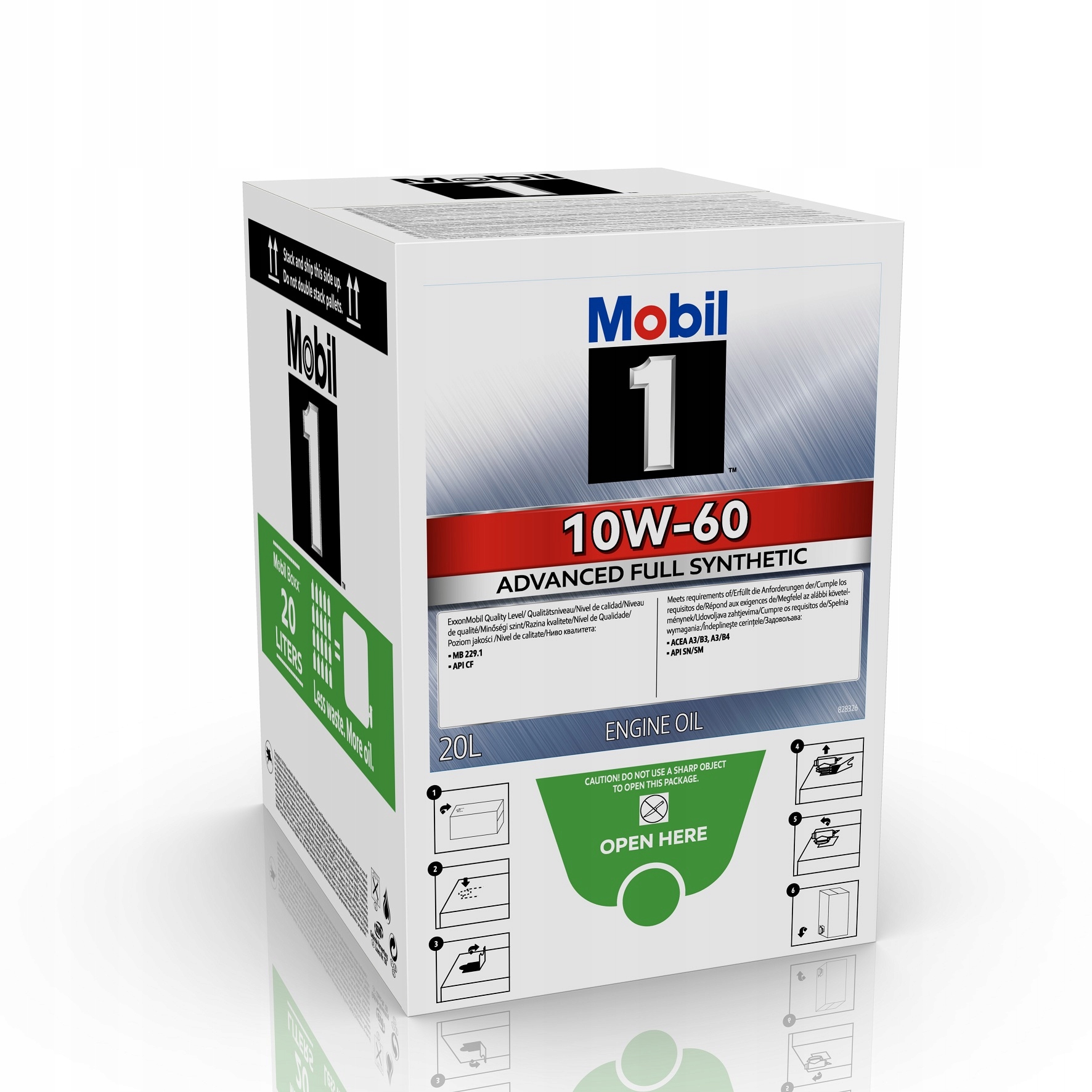 MOBIL 1 10W60 BAG-IN-BOX 20L