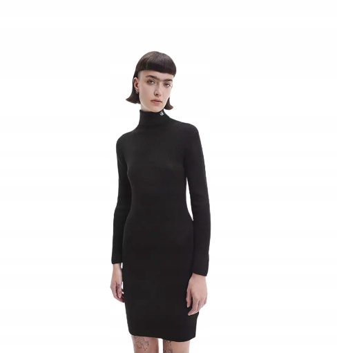 Calvin Klein Jeans Šaty S Vlnou A Logem S4B