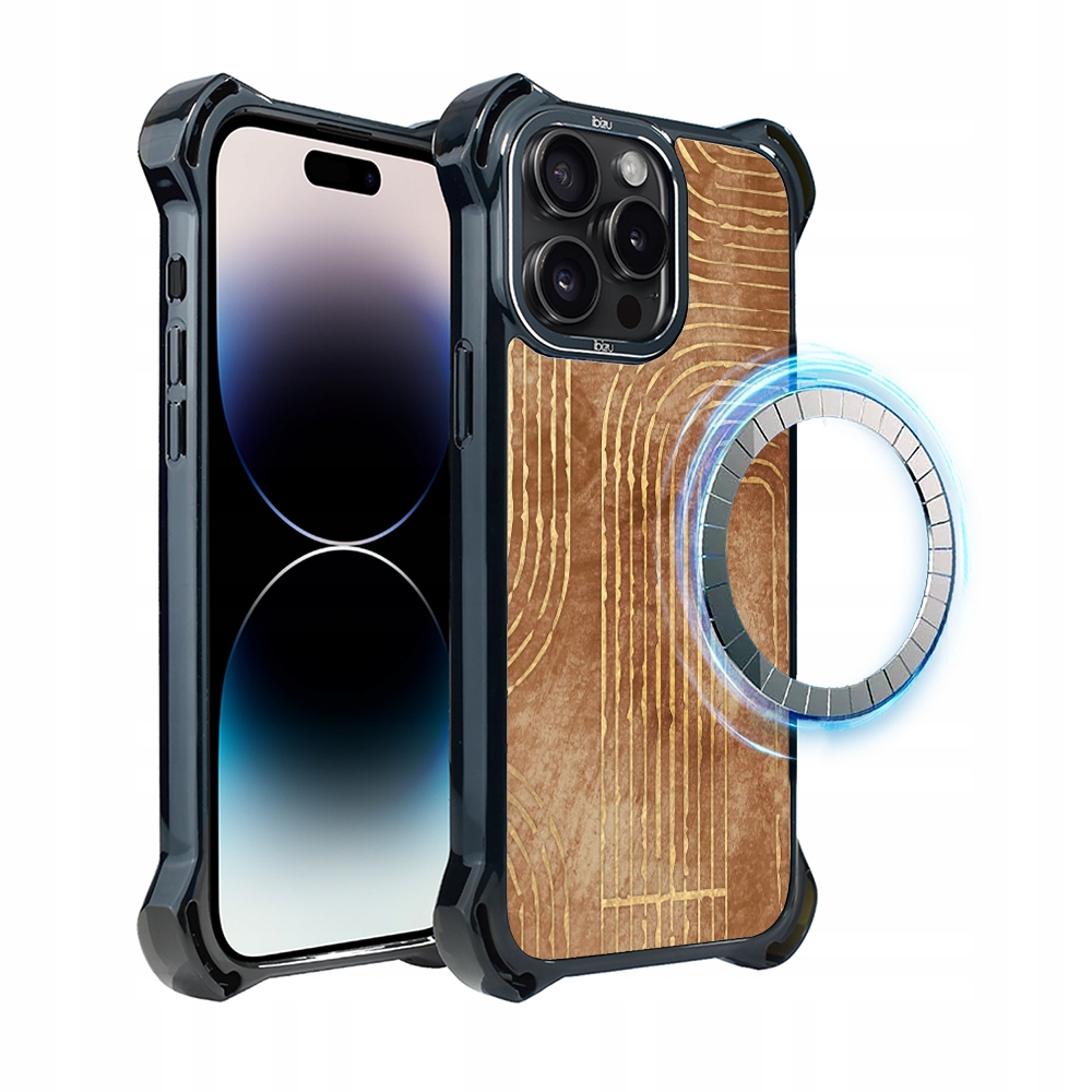 Pouzdro iPhone 14 Pro Max Ibizu DropGuard Ultra s MagSafe, linky