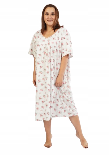 Elegantní Košile Noční Jemné Drobné Květy Louka Provence 6XL