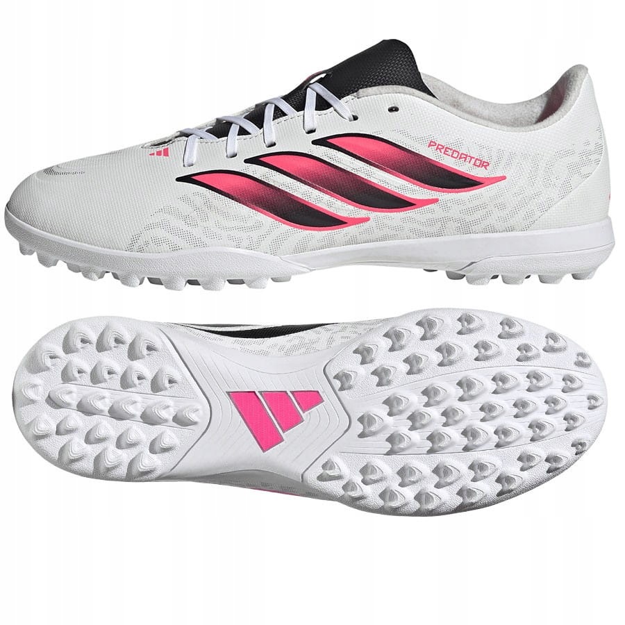Buty adidas Predator Club Tf IH2115 42 2/3, Biały 42 2/3, Biały