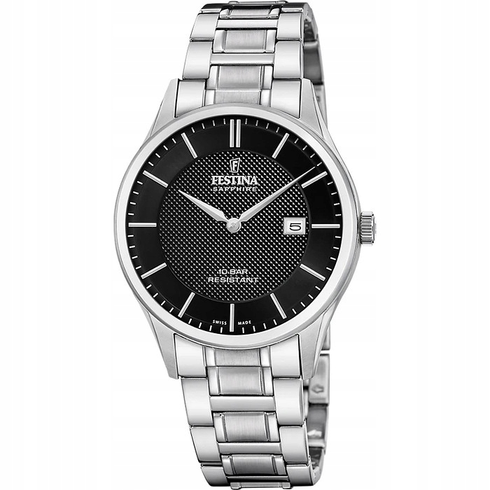 Pánské Hodinky Festina F20067-6 stříbrné