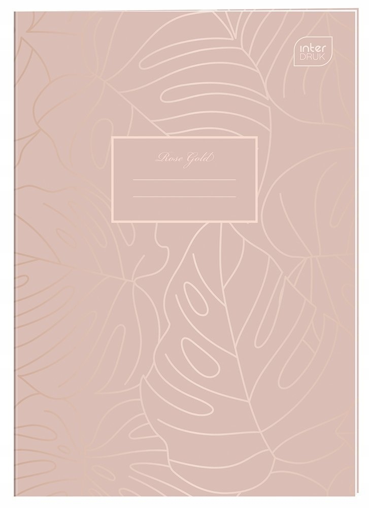 

Interdruk Zeszyt A4/60 kratka Rose Gold 4079