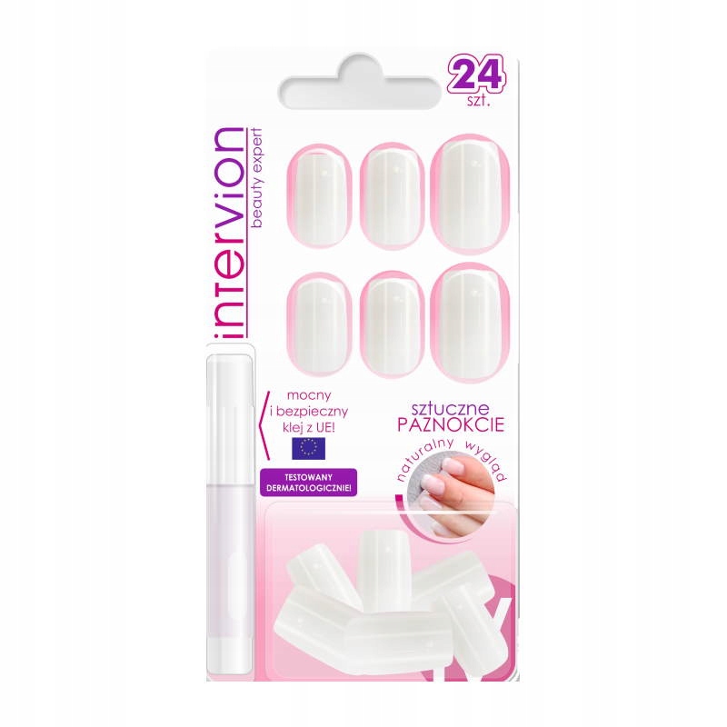 

Inter-vion Sztuczne paznokcie mleczne długie 24szt
