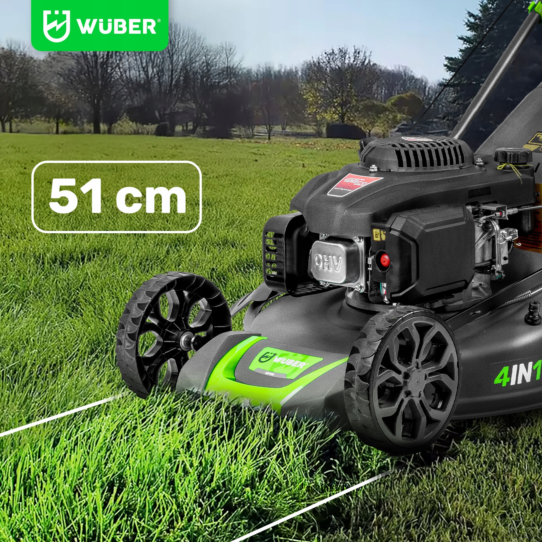 KOSIARKA SPALINOWA DO TRAWY Z NAPĘDEM MOCNA SILNIK LONCIN NAPĘD WUBER +OLEJ Napęd napęd na koła