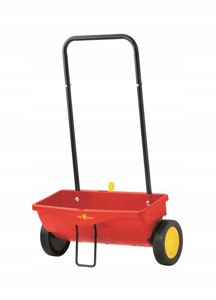 Rozmetač pro Trávy a hnojivo Wolf-Garten We 330, secí stroj na kolečkách, dobrý