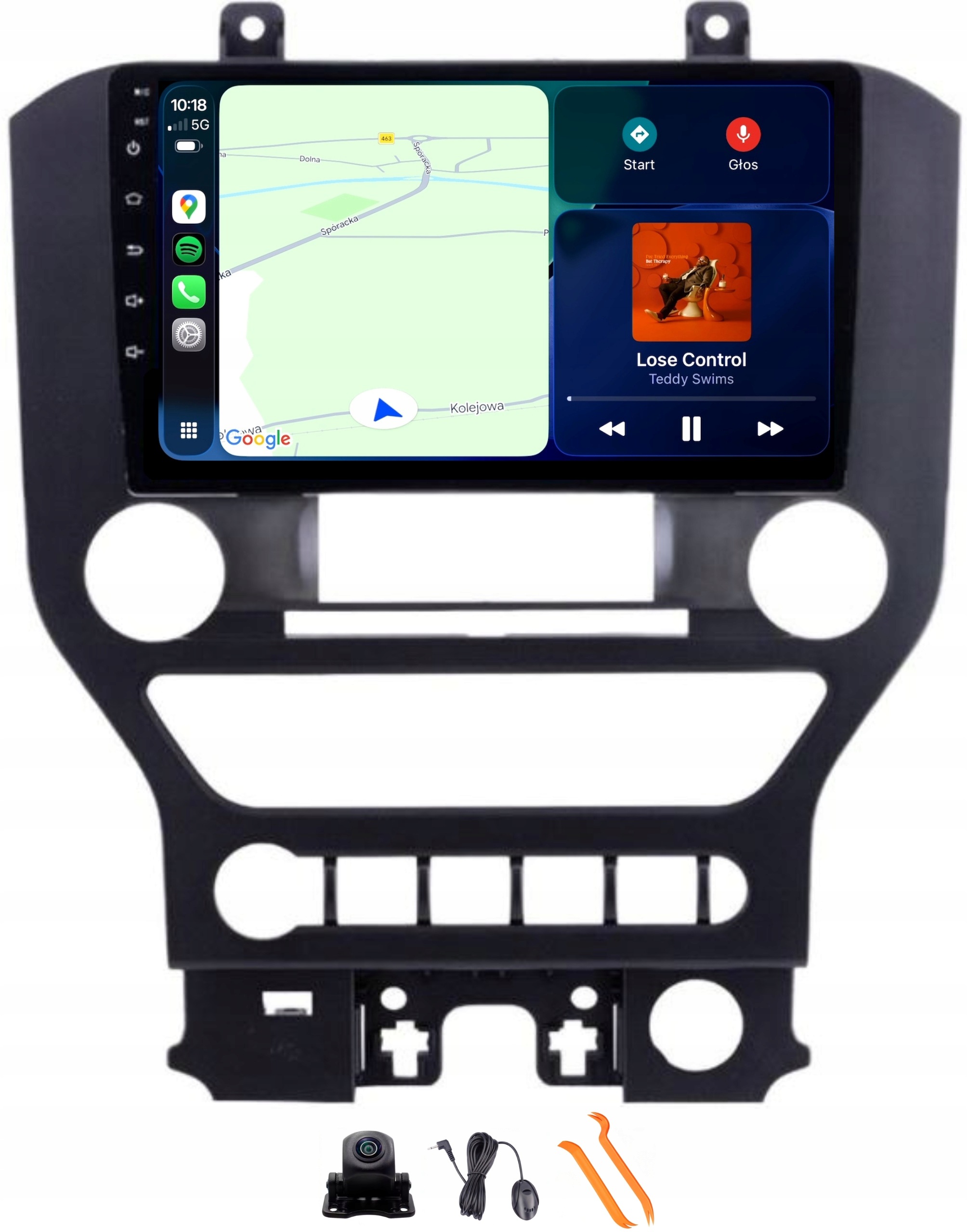Rádio Android Navigácia Ford Mustang 6 14-21 Qled Apple Carplay Lte Gps