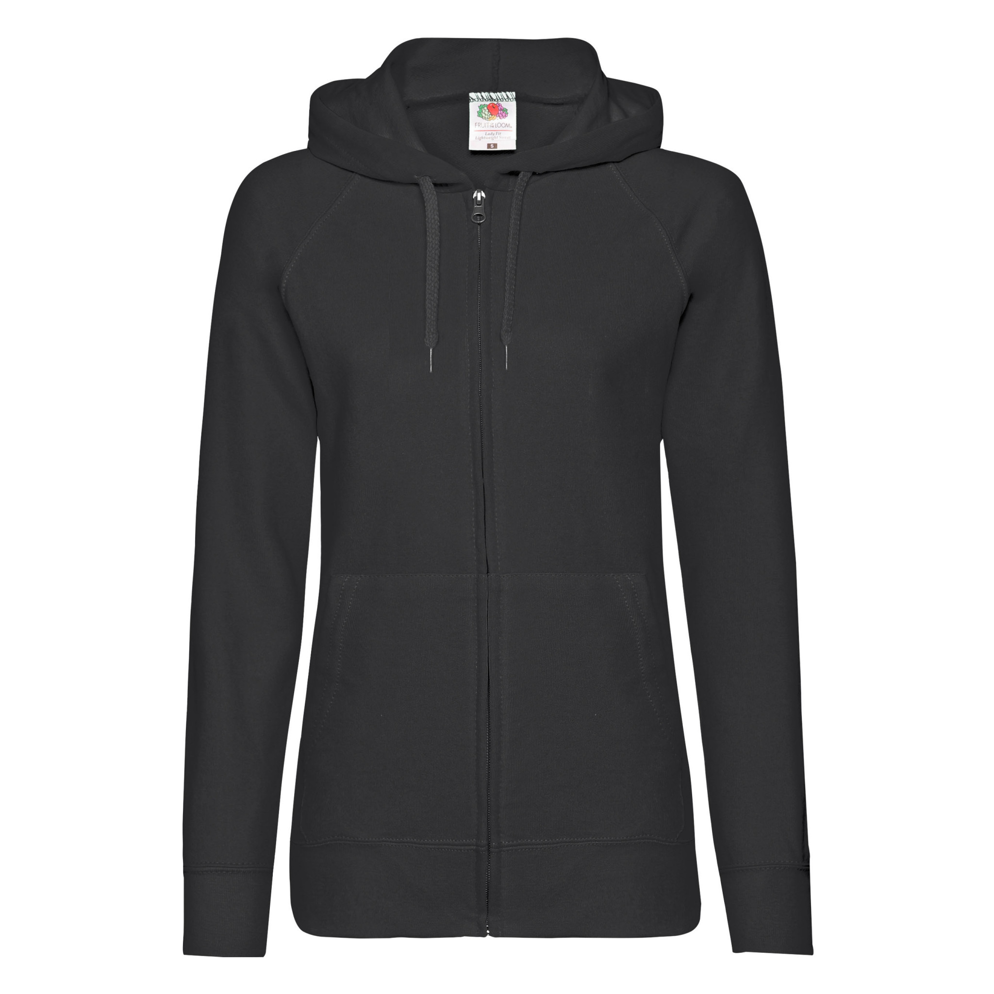 

Lekka Bluza Damska Z Kapturem Rozpinana Xs Czarny