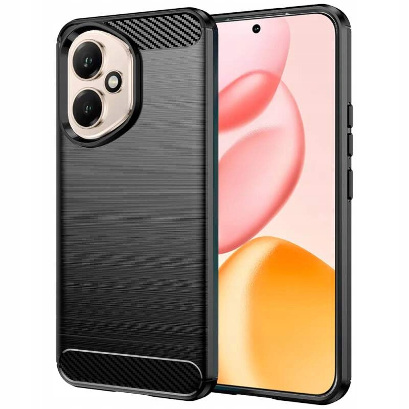 Techsuit – Carbon Silicone etui do Honor 400 – czarne