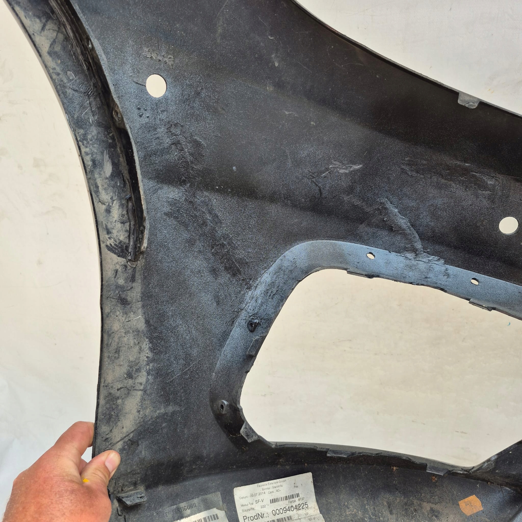 MERCEDES S-KLASA W222 63 65 AMG 13-17 bumper front front PDC