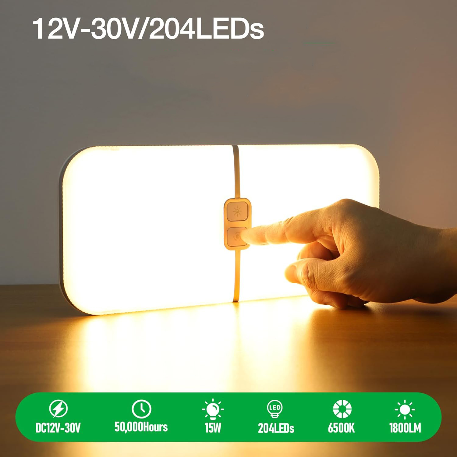 LAMPA SUFITOWA LED DO KAMPERA 12V Producent części Inny