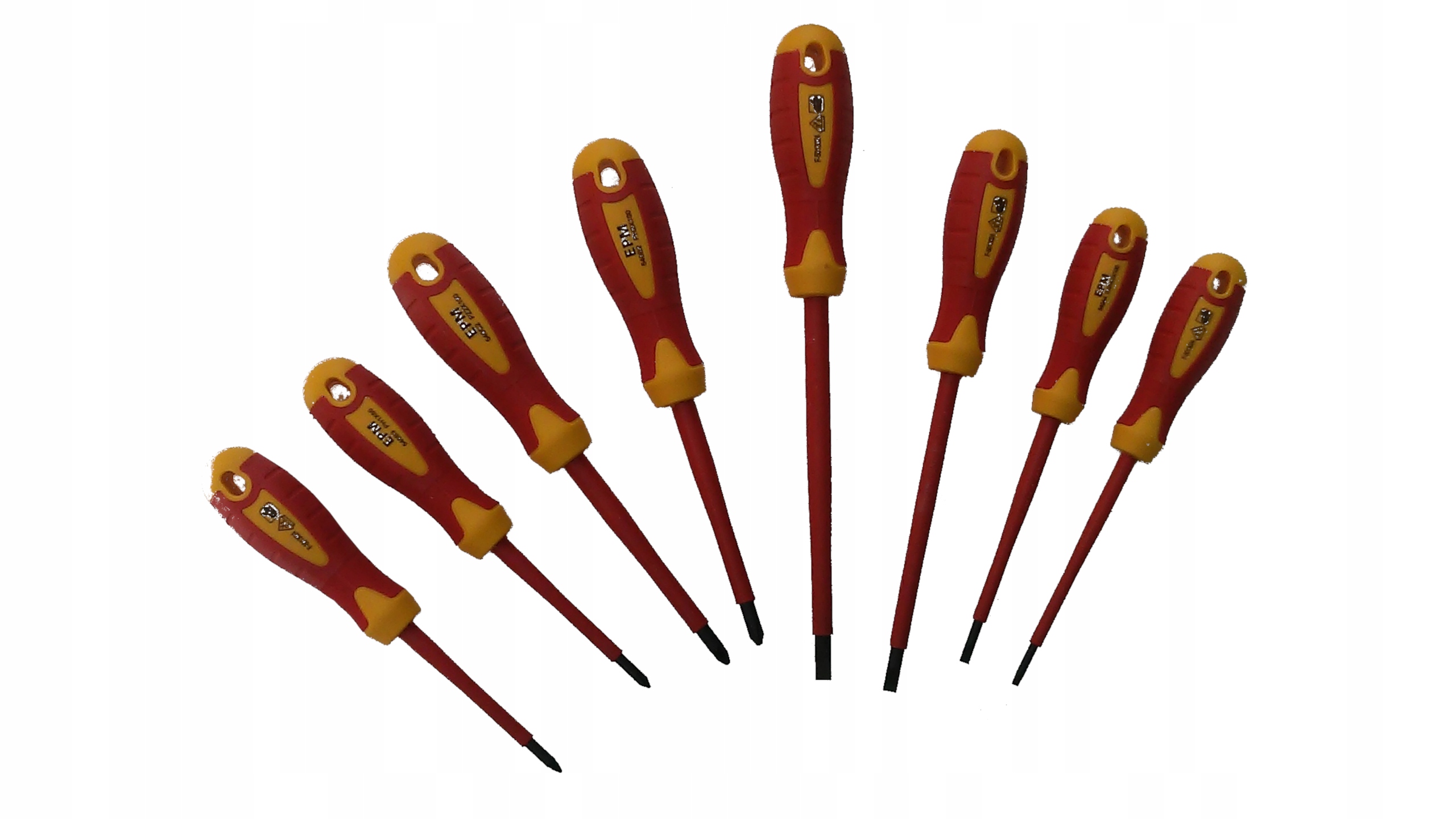 

Zestaw Wkrętaków Śrubokrętów Izolowanych Vde 8 Szt