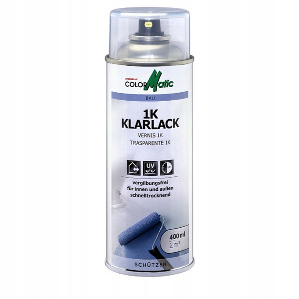 

Colormatic 1K Lakier Bezbarwny Wysoki Połysk 400ml