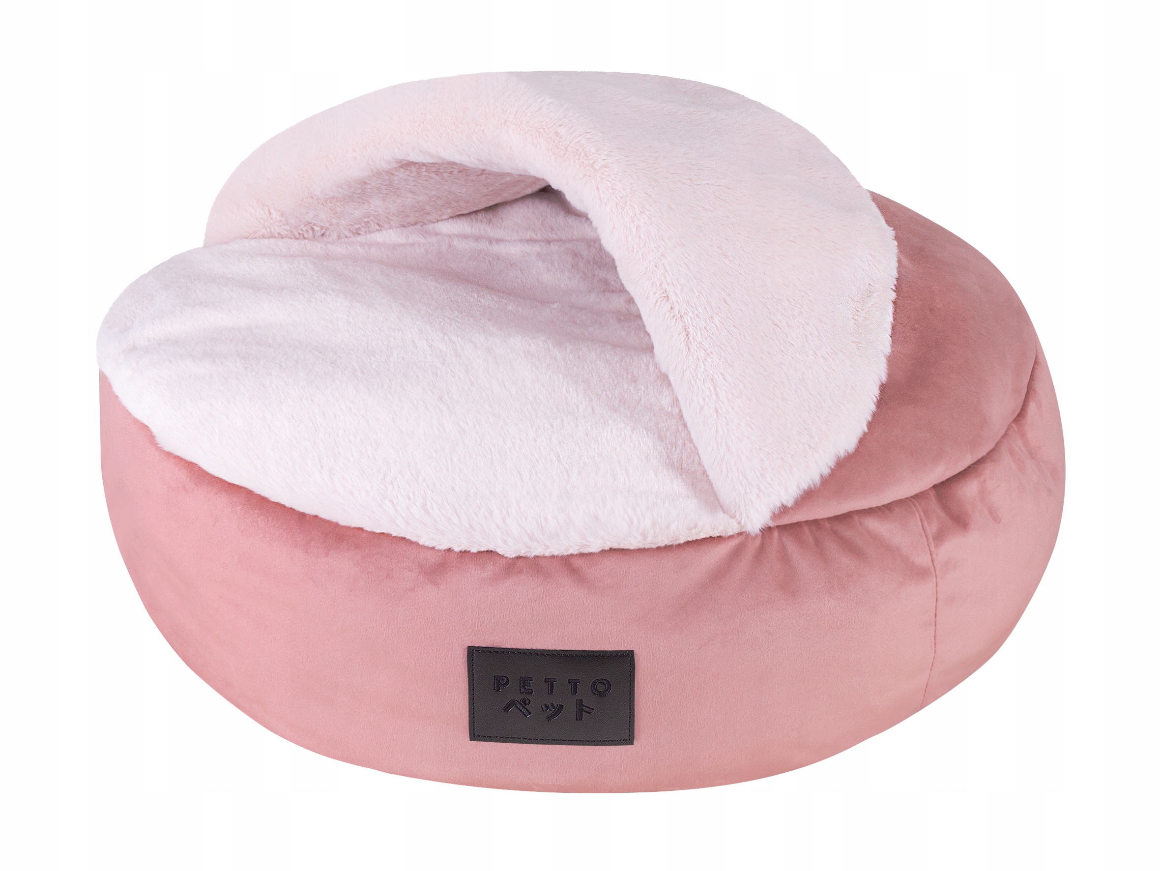 Levně Petto Minku Velvet Růžové pelíšek norka pro psa L