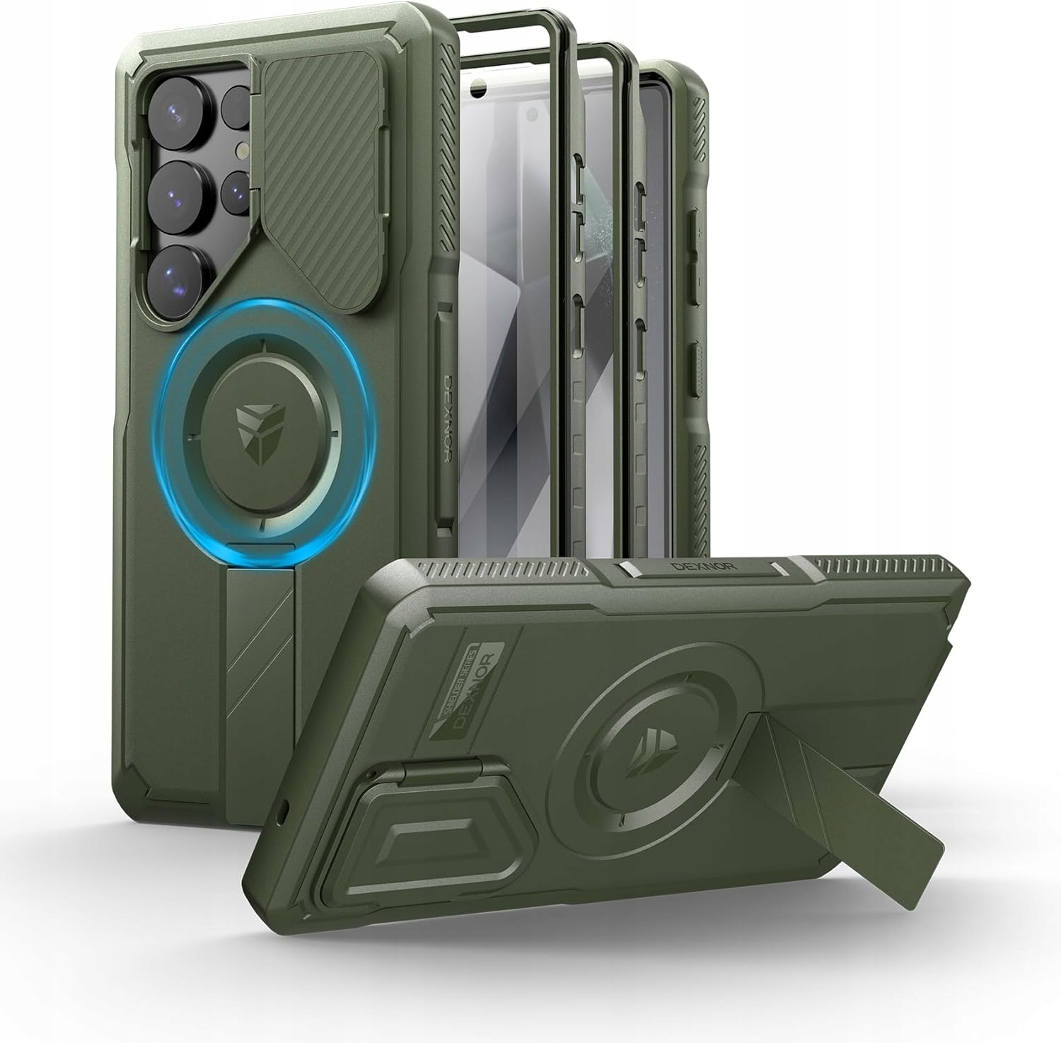 Etui Plecki Dexnor Samsung Galaxy S25 Ultra MagSafe Magnetyczne Pancerne