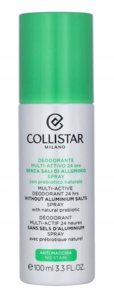 Collistar Multi-aktivní Deodorant Bez Hlinitých Solí