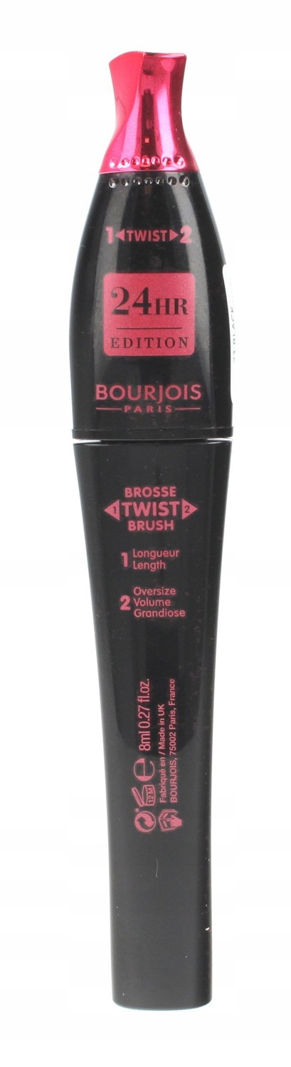 Bourjois Twist up the Volume Mascara 24HR č. 23 černá 8 ml